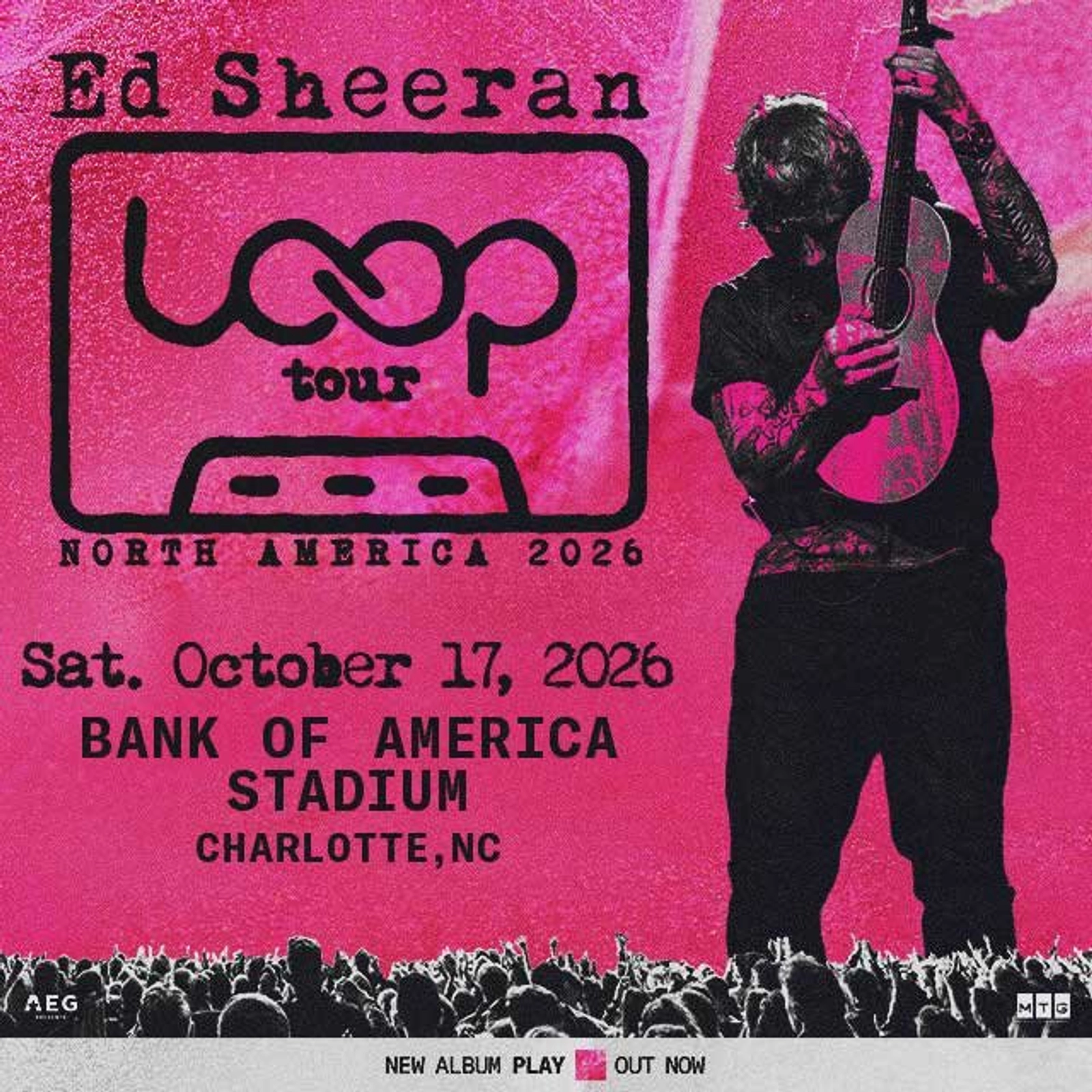 Win Tickets to Ed Sheeran @ Bank of America Stadium