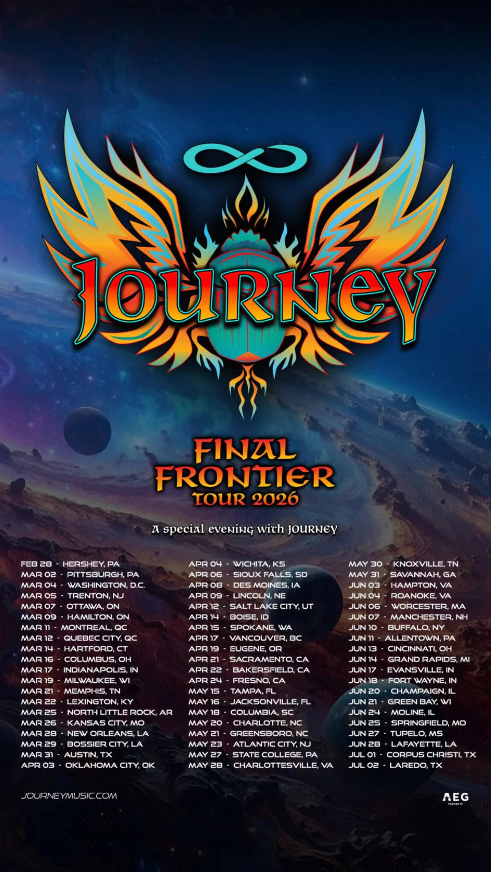 Win Tickets To Journey​ At Colonial Life Arena