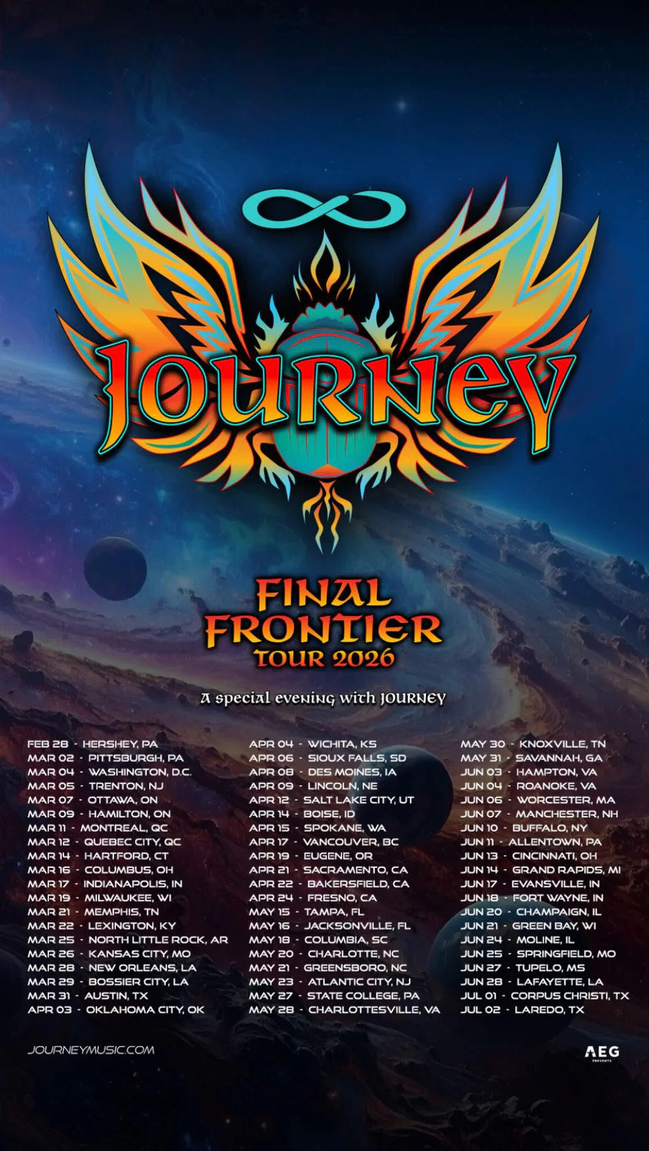 Win Tickets To Journey​ At Colonial Life Arena