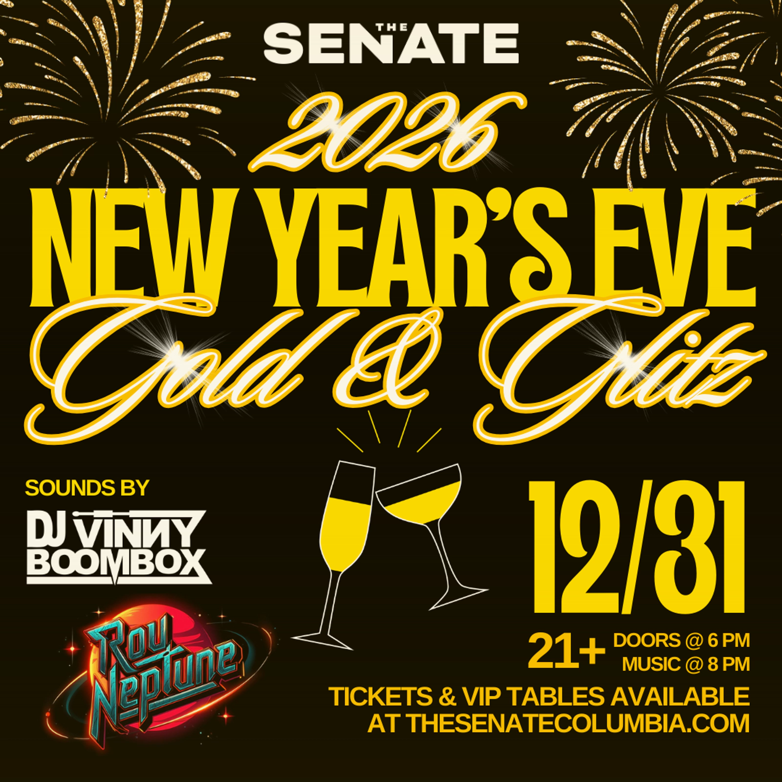 Gold and Glitz Block Party at The Senate