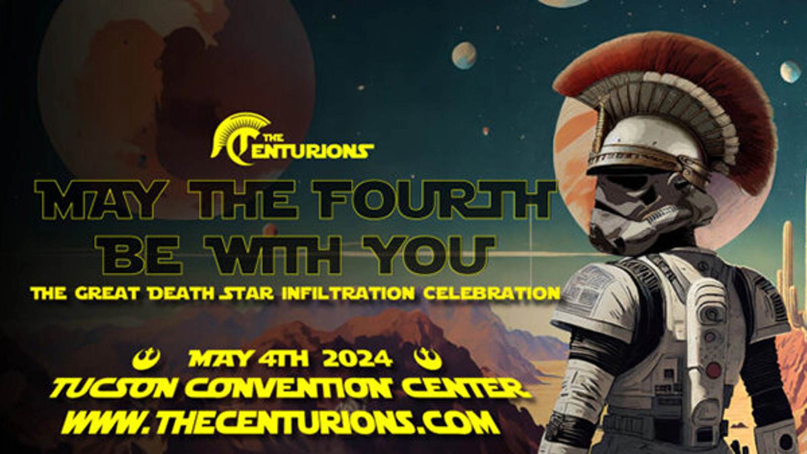 Win tickets to The Centurions "May The Fourth" Celebration - Thumbnail Image