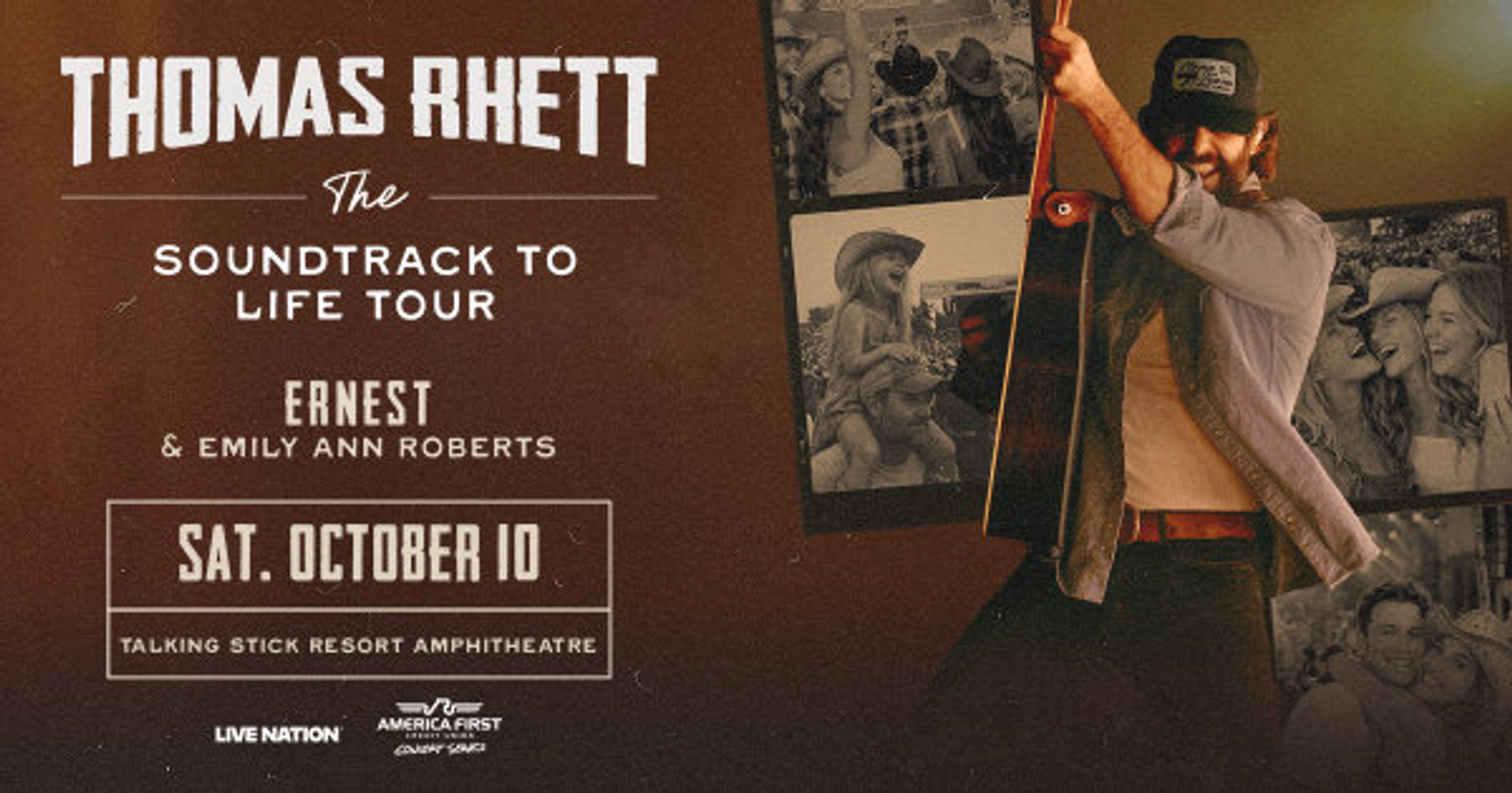 Win tickets to see Thomas Rhett at Talking Stick Resort Amphitheatre!