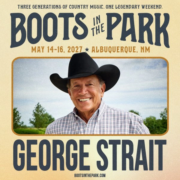 Win Your 3-Day Passes To See George Strait at Boots in the Park Albuquerque!