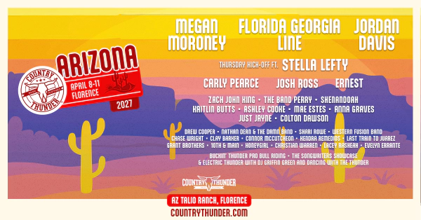 Win a Pair of 4-Day Passes to Country Thunder 2027