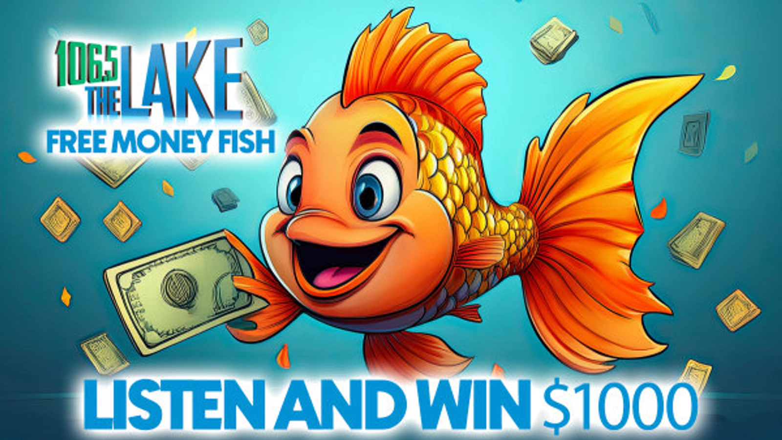 Win $1000 from The Free Money Fish