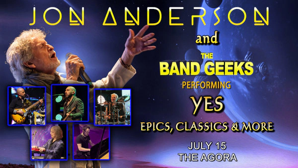 Win tickets to see Jon Anderson & The Band Geeks at The Agora
