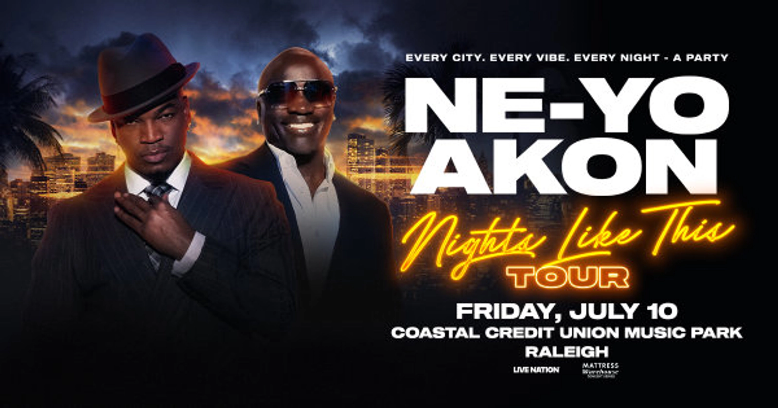 Win NE-YO and AKON Tickets 2026!