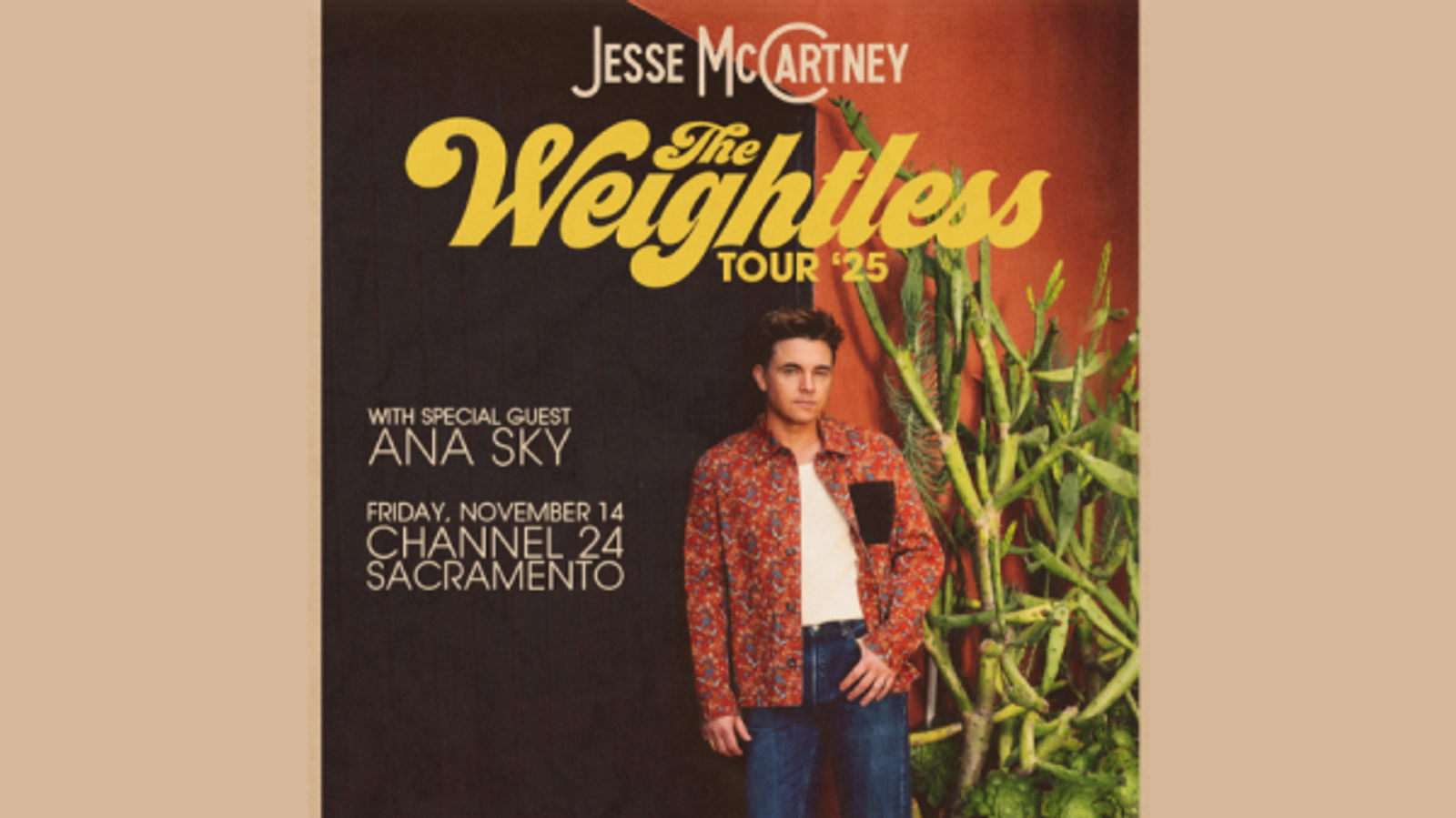 Enter to Win Tickets To See Jesse McCartney on November 14th At Channel 24!