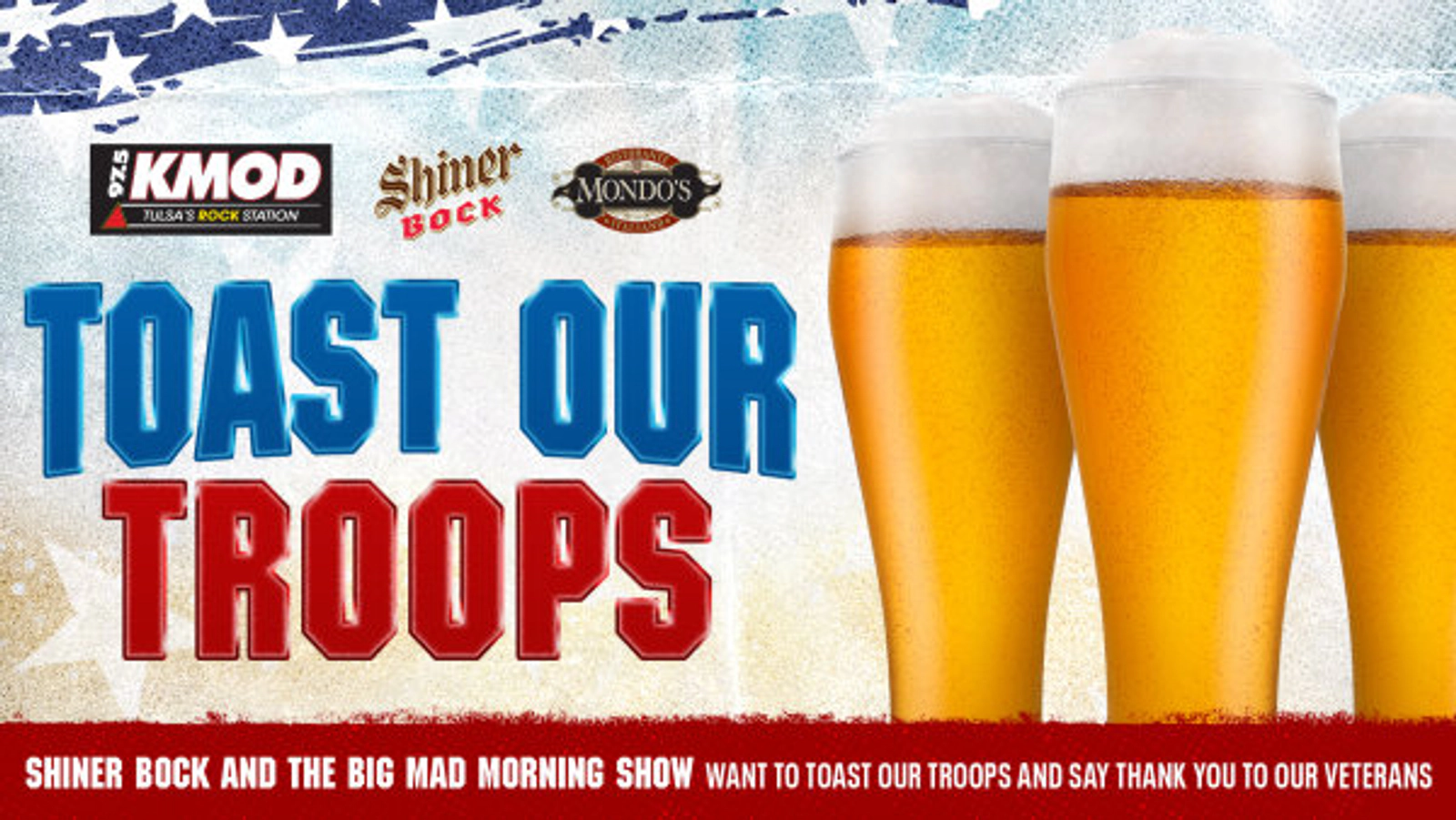 KMOD &  The BMMS Toasts Our Troops - Thumbnail Image