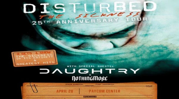 Win Disturbed Tickets - Thumbnail Image