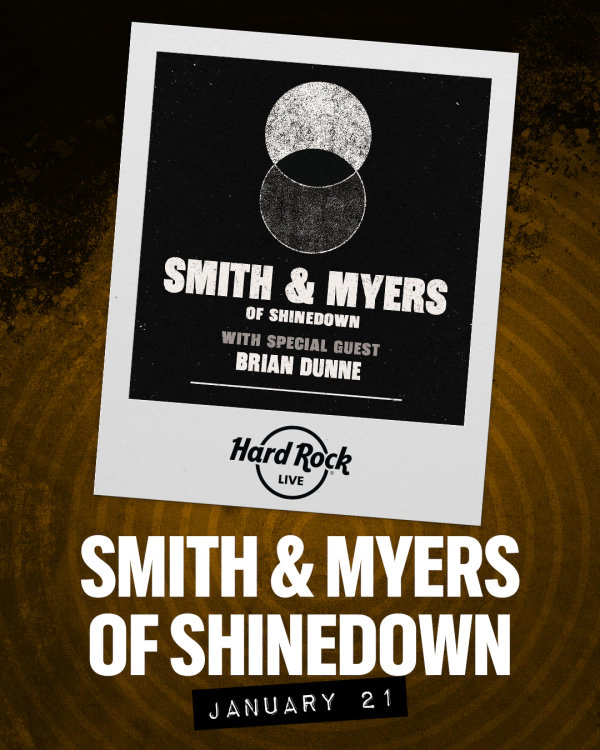 Win The Smith & Myers Of Shinedown Hard Rock Experience!