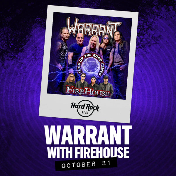 Win the Warrant Hard Rock Experience!