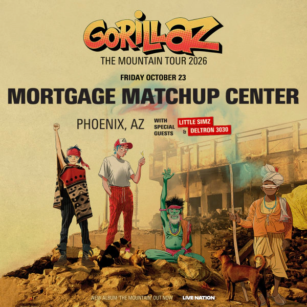 Win tickets to see Gorillaz!
