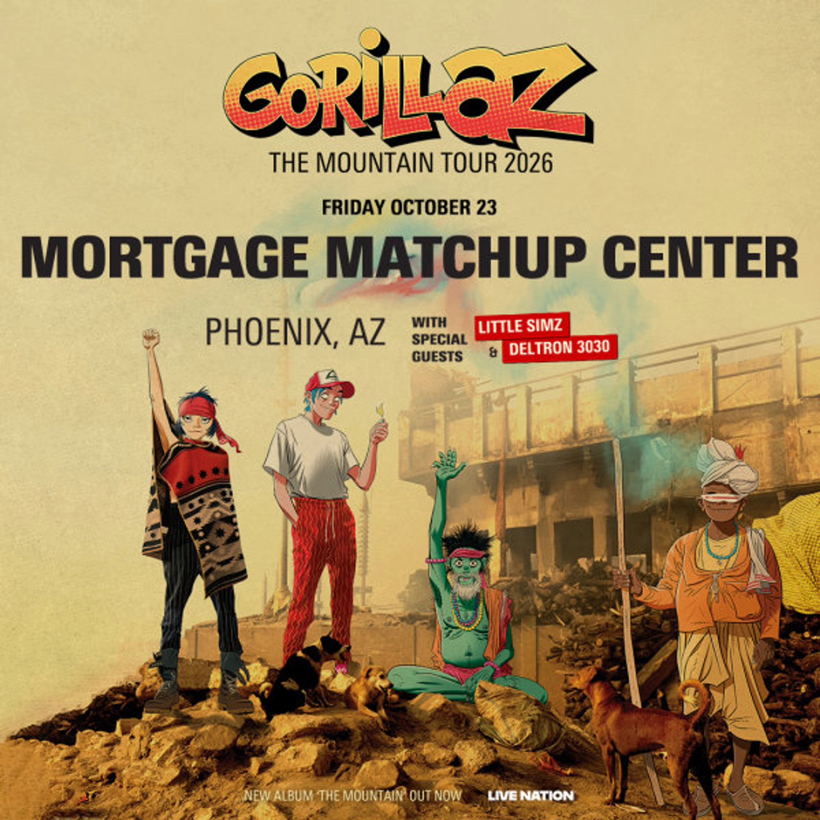 Win tickets to see Gorillaz!