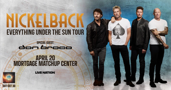 Win tickets to see Nickelback on April 20th!