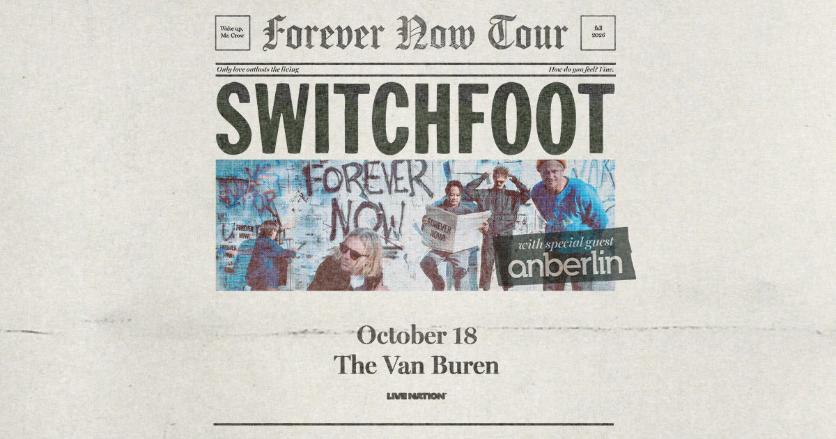 Win tickets to see Switchfoot X Anberlin on October 18th!