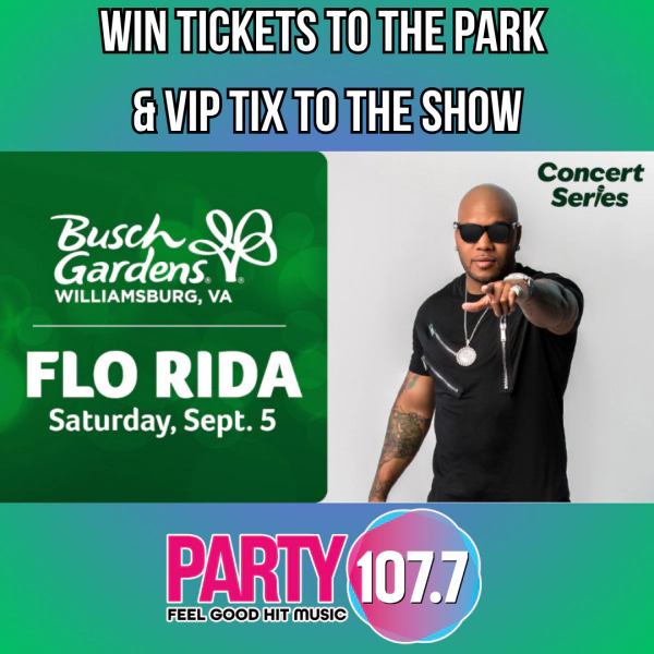 Enter to win a pair of tickets to Flo Rida at Busch Gardens!