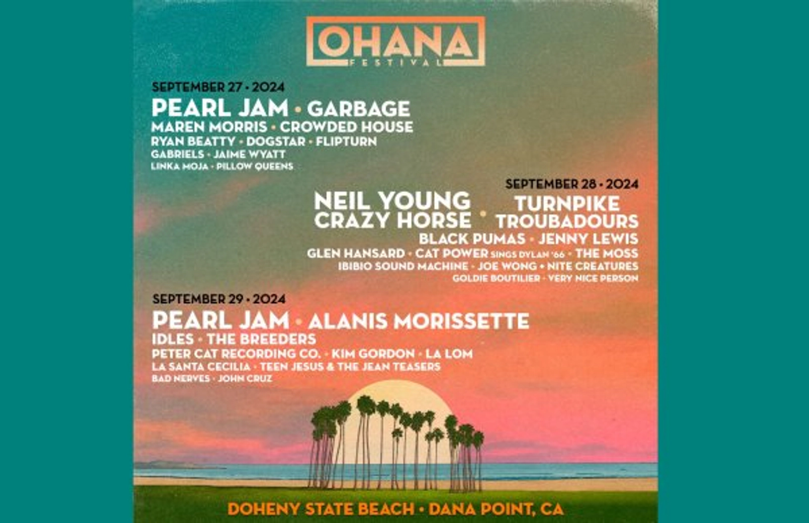 Enter to win tickets to Ohana Fest 2024 (9/27 9/29) ALT 98.7 ALT 98.7