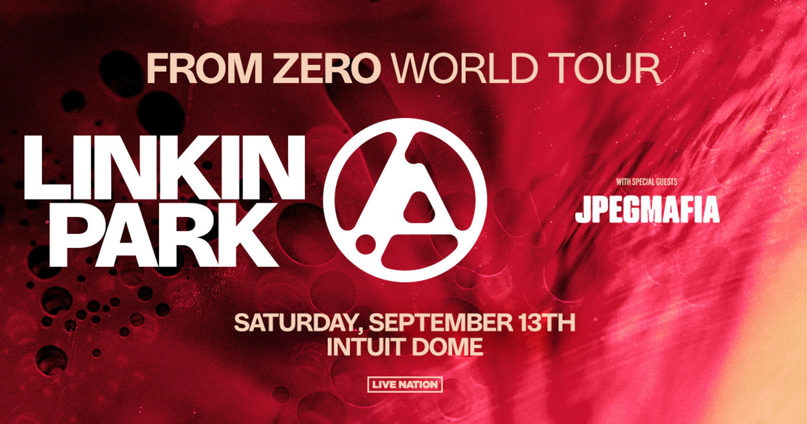 Linkin Park From Zero Paris Commemorative Ticket Magnet