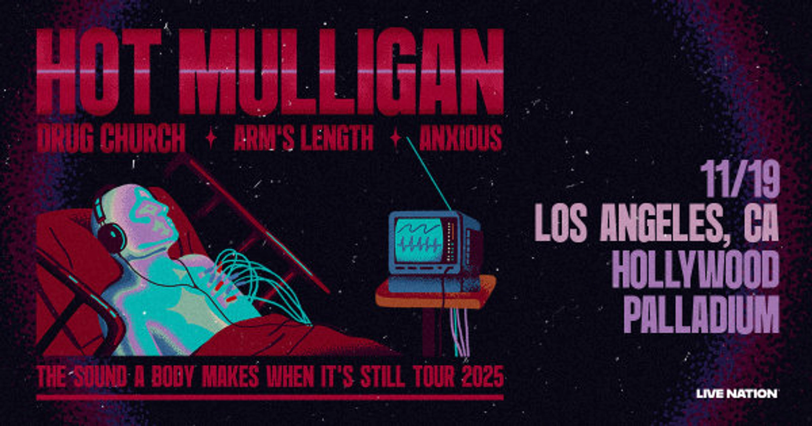 Enter to Win a Pair of Tickets to see Hot Mulligan at Hollywood Palladium! (11/19)