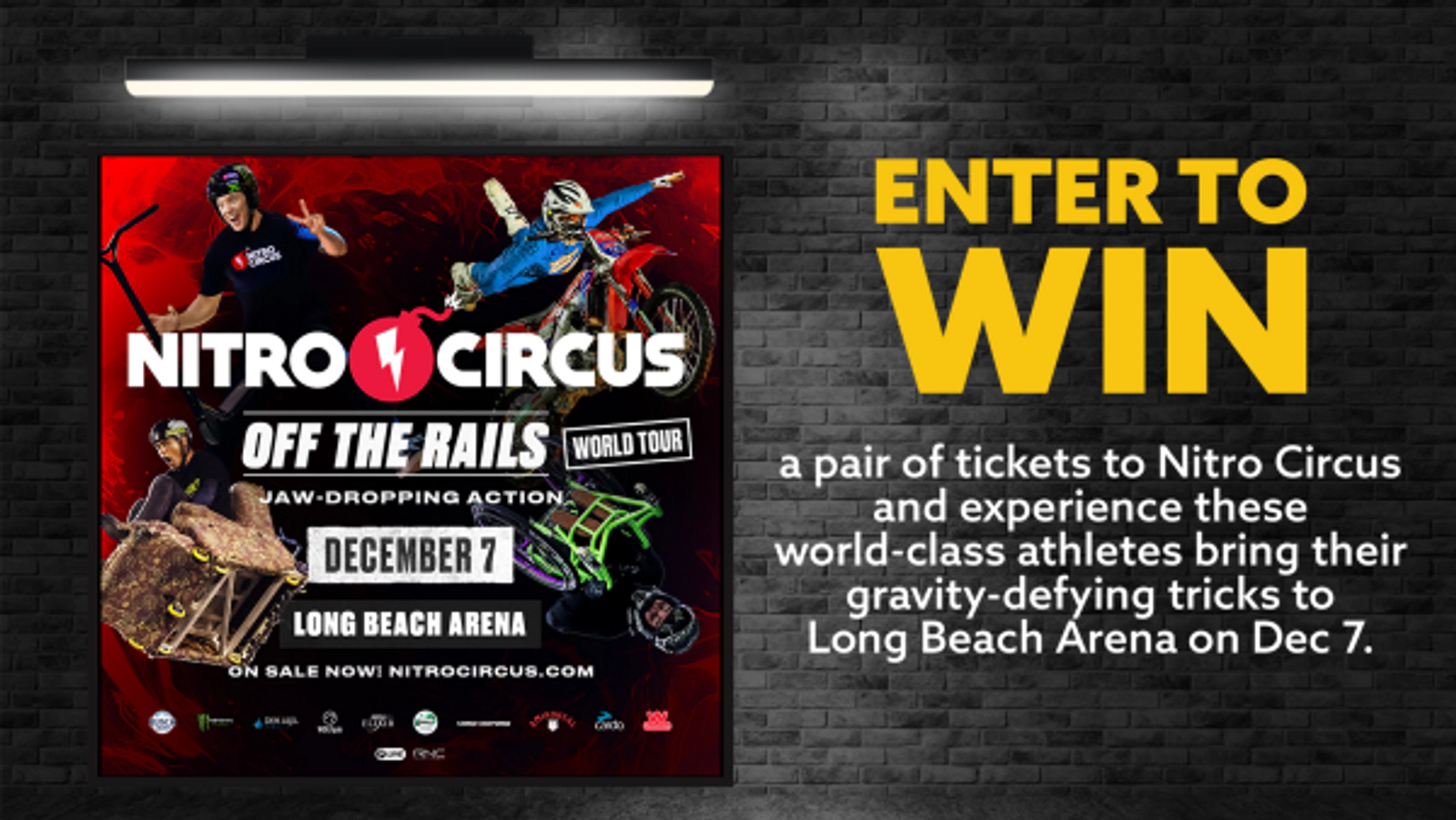 Enter to Win a Pair of Tickets to Nitro Circus at the Long Beach Arena! (12/7)