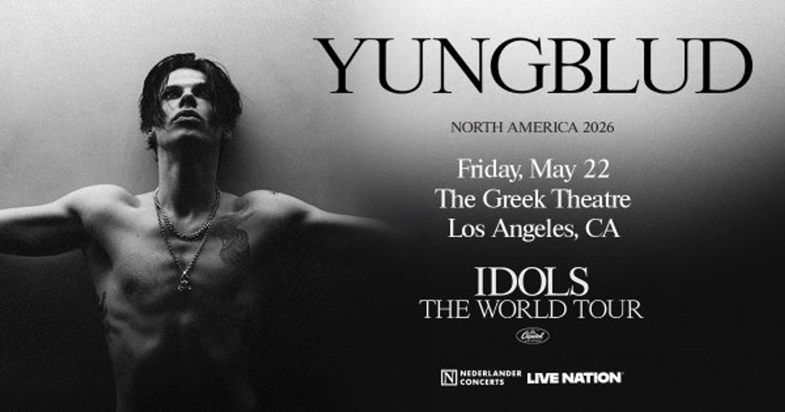 Enter to Win a Pair of Tickets to see Yungblud at Greek Theater! (5/22)
