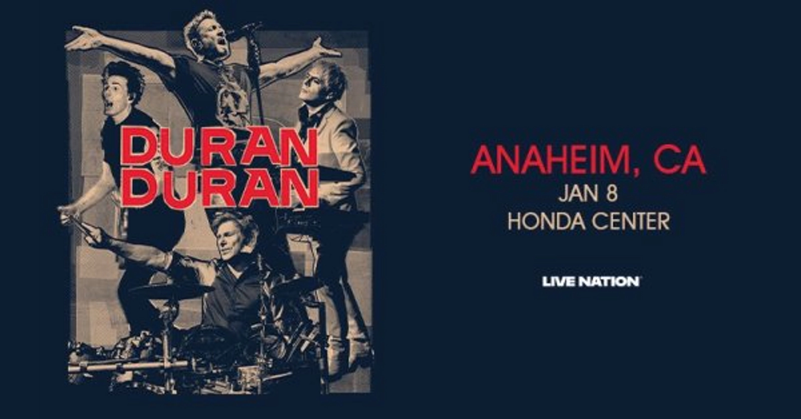 Enter to Win a Pair of Tickets to see Duran Duran at Honda Center! (1/8)