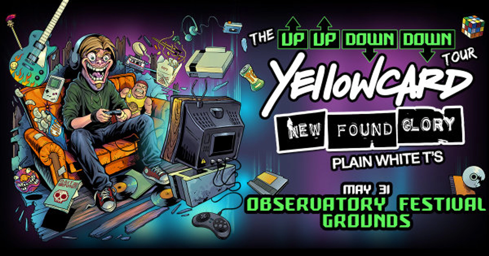 Enter to Win a Pair of Tickets to see Yellowcard at the Observatory Festival Grounds! (5/31)