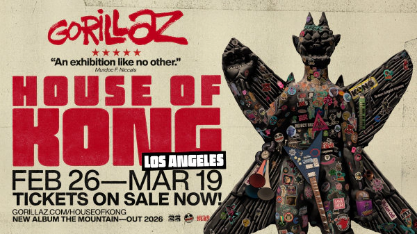 Enter to Win a Pair of Tickets to Gorillaz's House of Kong Exhibition!