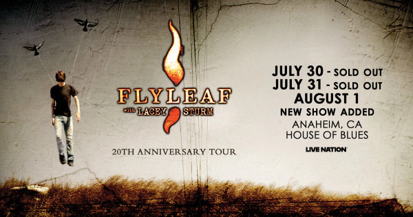 Enter to Win a Pair of Tickets to see Flyleaf at House of Blues Anaheim! (8/1)