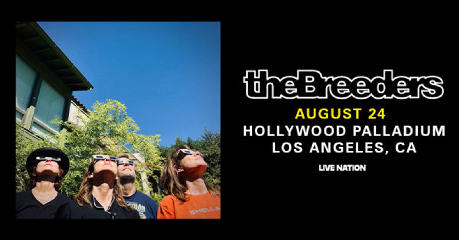 Enter to Win a Pair of Tickets to see The Breeders at Hollywood Palladium! (8/24)