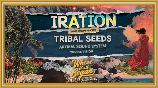 Enter to Win a Pair of Tickets to see Iration at Pacific Amphitheater! (6/26)
