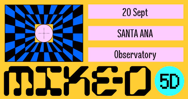 Enter to Win a Pair of Tickets to See Mike D at the Observatory! (9/20)