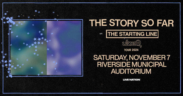 Enter to Win a Pair of Tickets to See The Story So Far at Riverside Municipal Auditorium! (11/7)