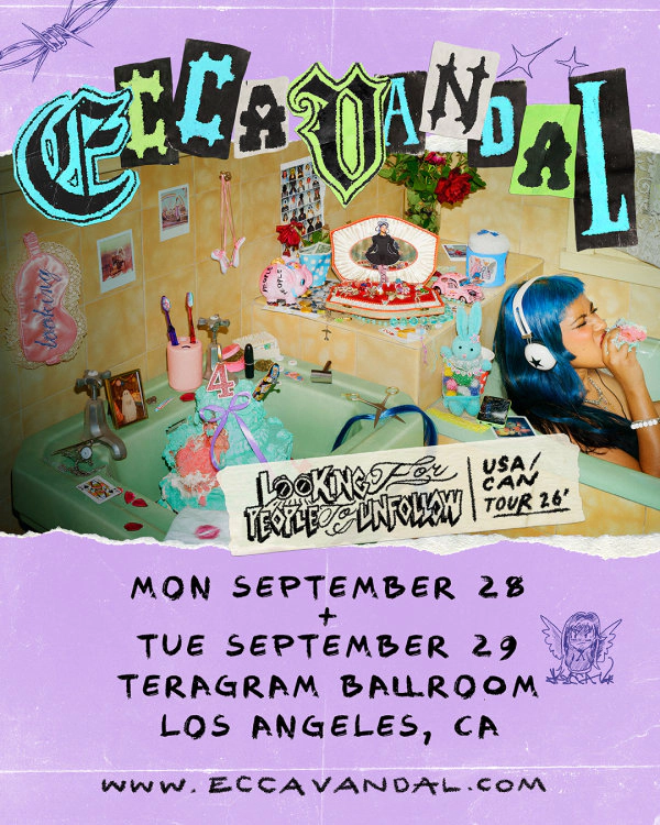Enter to Win a Pair of Tickets to see Ecca Vandal at Telegram Ballroom! (9/29)