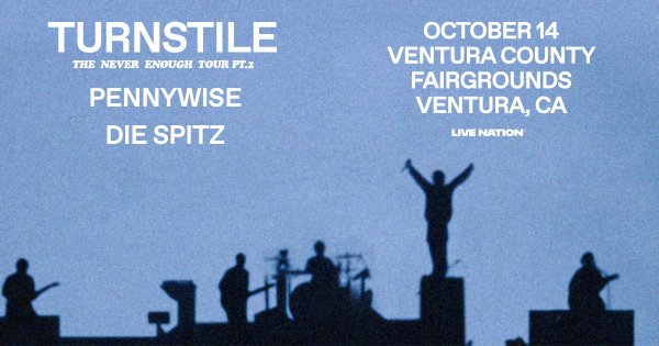 Enter to Win a Pair of Tickets to see Turnstile at Ventura County Fairgrounds! (10/14)