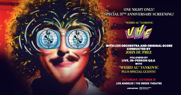 Enter to Win a Pair of Tickets to a Screening of "Weird Al" Yankovic's UHF at the Greek Theater! (10/31)