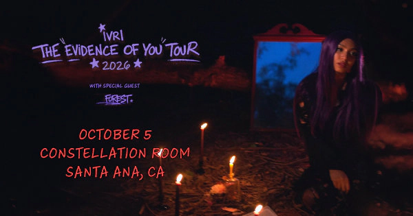 Enter to Win a Pair of Tickets to see ivri at Constellation Room! (10/5)