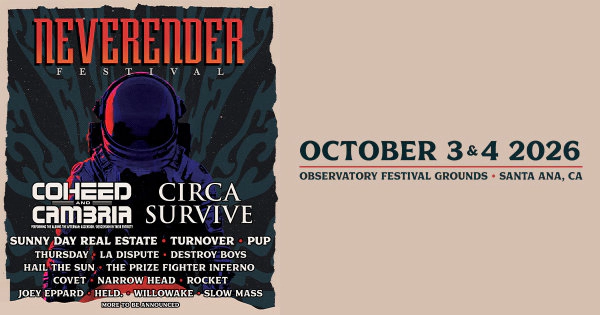 Enter to Win a Pair of Two-Day Passes to Neverender Festival at the Observatory Grounds! (10/3-10/4)