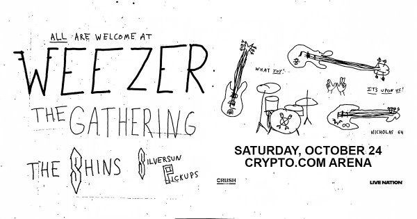 Enter to Win a Pair of Tickets to See Weezer at Crypto.com Arena! (10/24)
