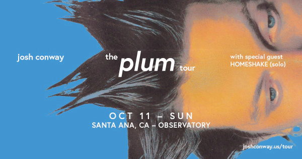 Enter to Win a Pair of Tickets to see Josh Conway (of The Marias) at OC Observatory! (10/11)