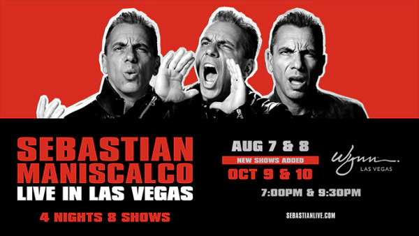 On with Mario's Sebastian Maniscalco Las Vegas Flyaway Sweepstakes!