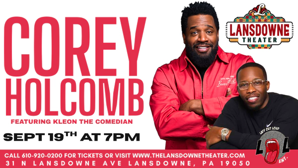 Win Tickets to see Corey Holcomb @ Lansdowne Theater!
