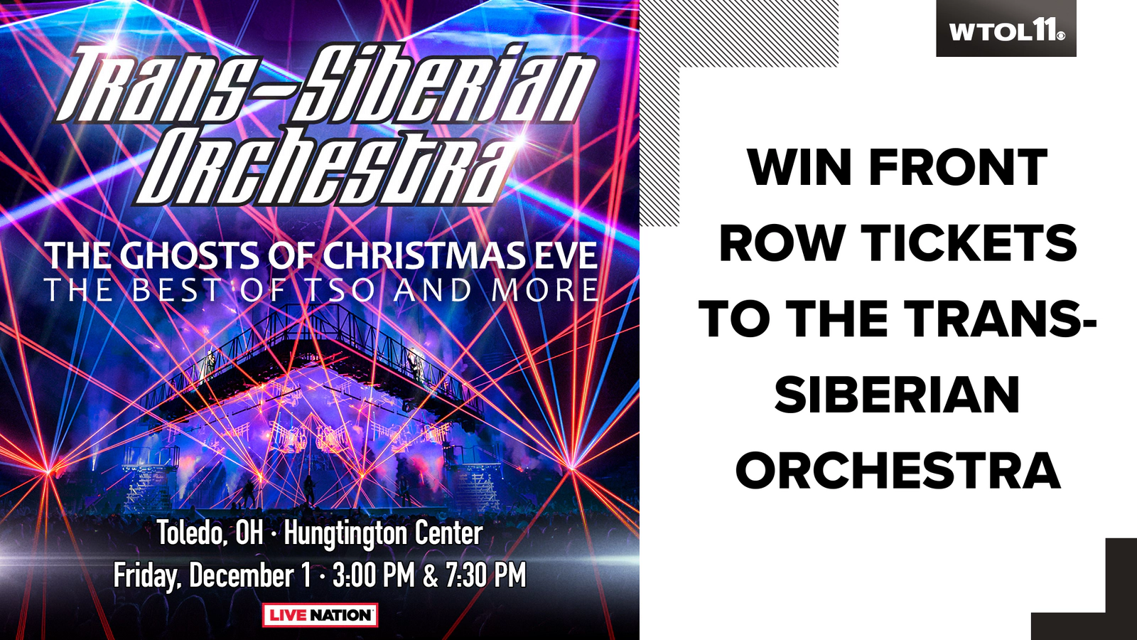 Win front row tickets to TransSiberian Orchestra!