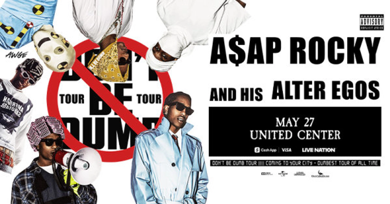 Enter to Win Tickets to A$AP Rocky's Don't Be Dumb World Tour 5.27