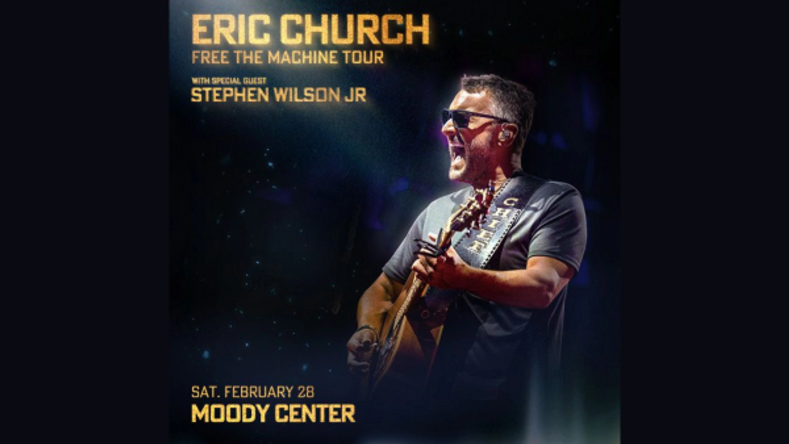 Enter to WIN a pair of tickets to Eric Church Free the Machine Tour (TEXAS DATE)
