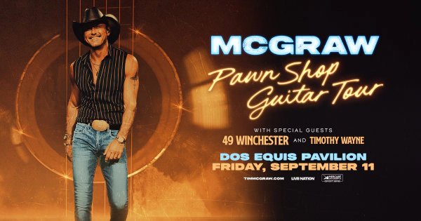 Enter to WIN tickets to Tim McGraw – Pawn Shop Guitar Tour 2026 (TEXAS DATE)