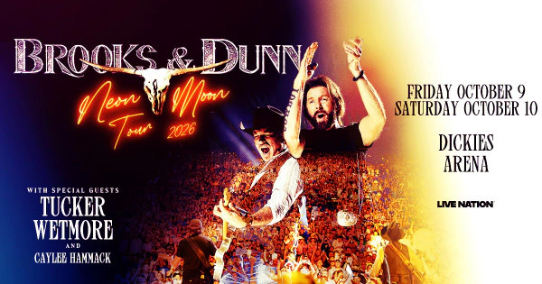 Enter to WIN Brooks & Dunn: Neon Moon Tour Tickets (TEXAS SHOW)