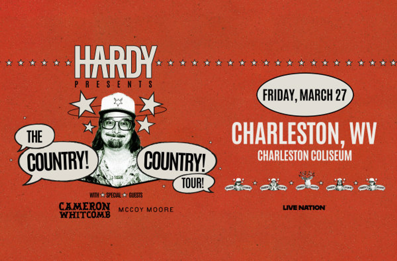 Hardy @ Charleston Coliseum 3.27.26
