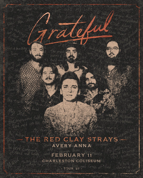 The Red Clay Strays in Charleston 2.11.27